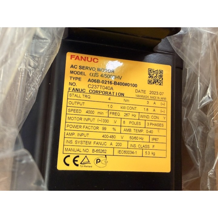 Moteur FANUC A06B-0216-B400#100