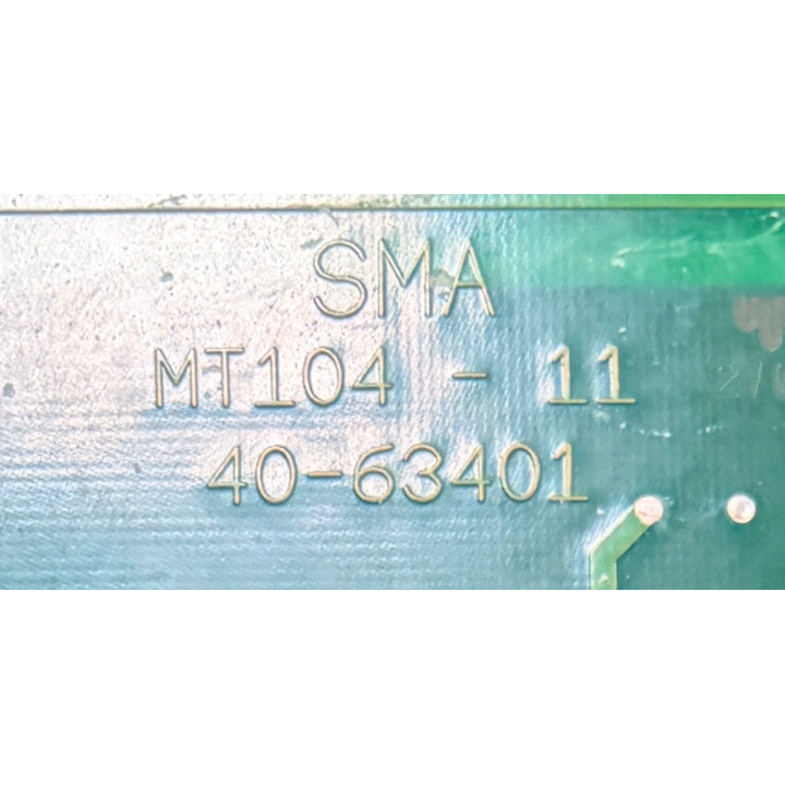 Carte SMA MT104-11 40-63401 EGM XS206.200.00.00