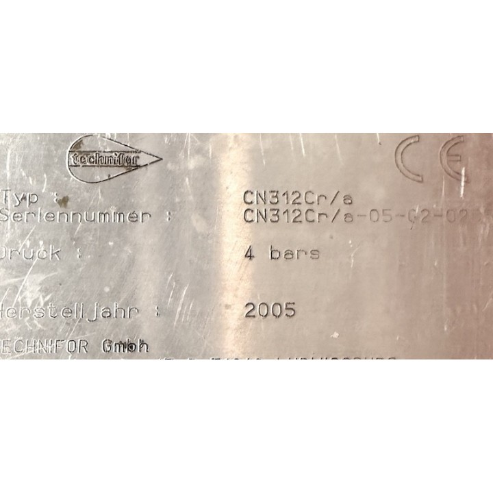 TECHNIFOR CN312Cr/a stamp marking