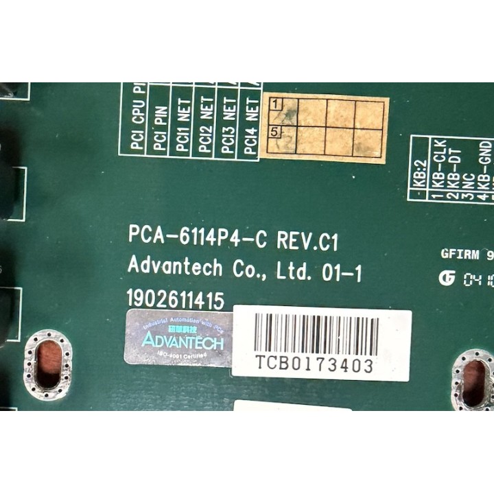 Carte ADVANTECH PCA-6114P4-C REV.C1