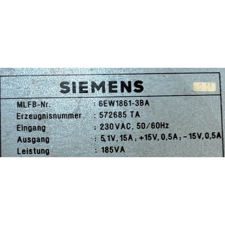 Carte SIEMENS 6EW1861-3BA