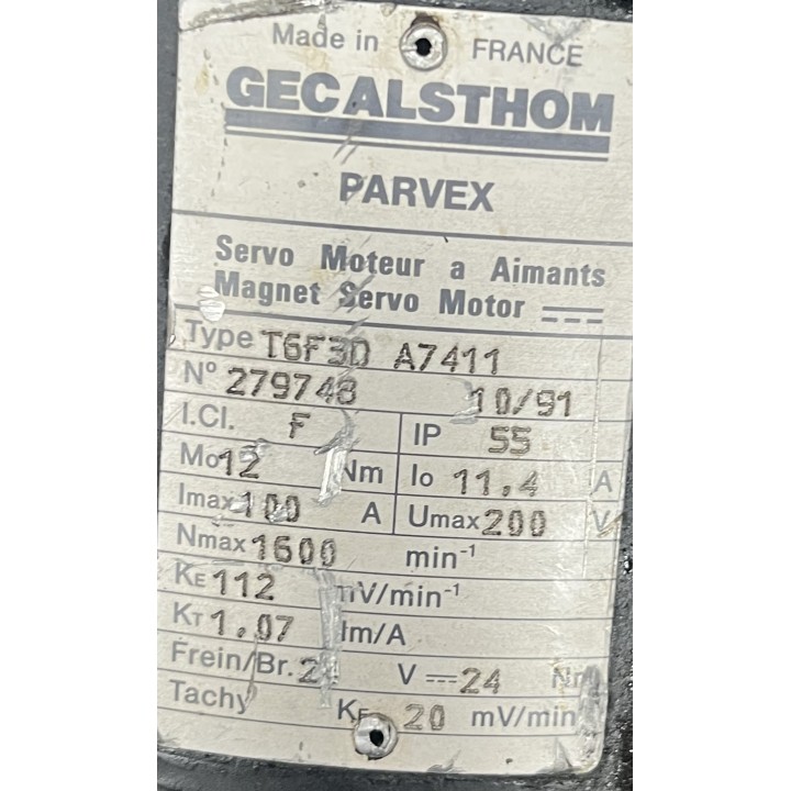 Moteur Parvex T6F3D A7411