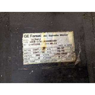 Moteur de broche model 30HV FANUC A06B-1130-B200#3000