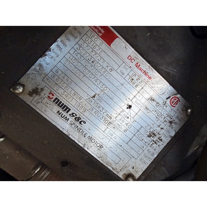 Moteur 37kW moteur NUM MK3