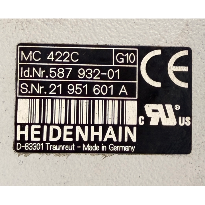 HEIDENHAIN MC 422C HEIDENHAIN MC422C Id.Nr.587 932-01