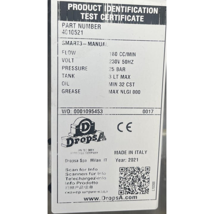 Pompe de graissage DropsA SMART3 4010521