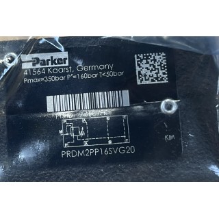Vanne de réduction de pression à commande directe Parker PRDM2PP16SVG20