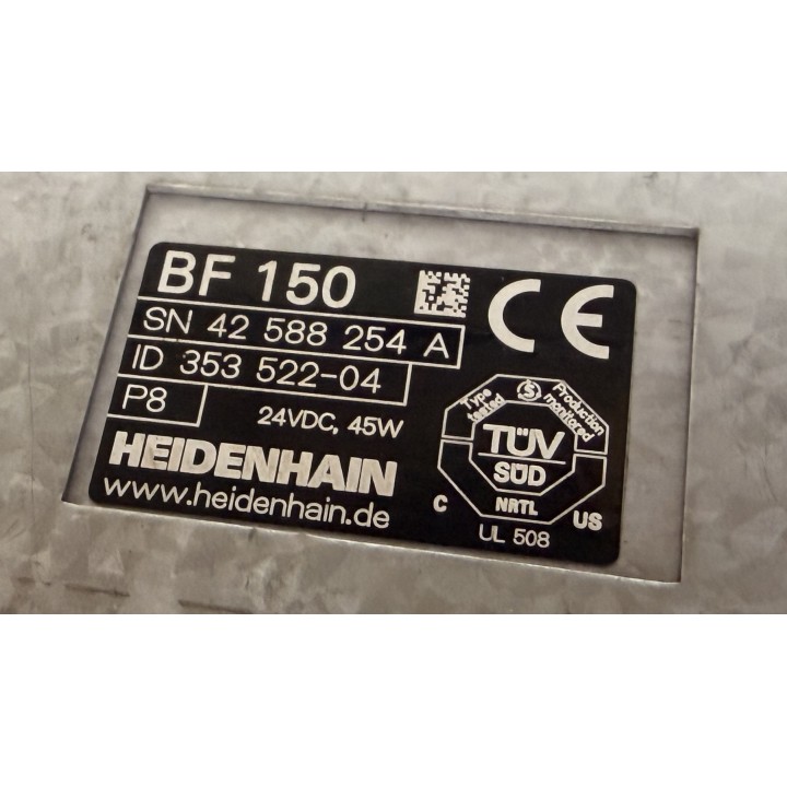 Pupitre HEIDENHAIN BF 150 Id.Nr 353 522-03