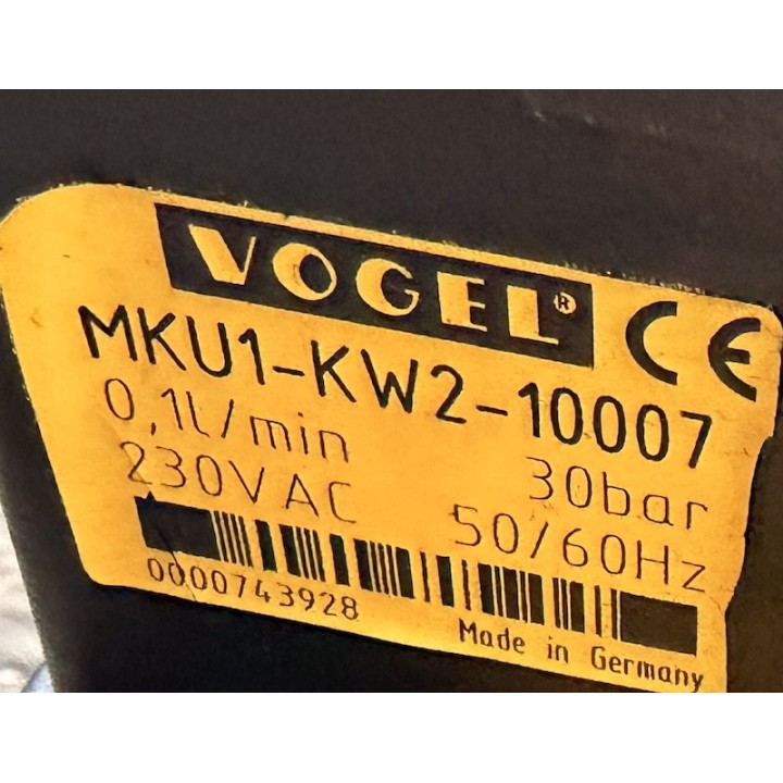 VOGEL MKU1-KW2-10007 30 bar 230VAC