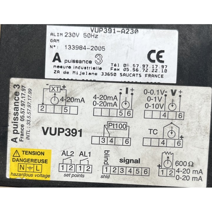AP3 VUP391-A230 afficheur