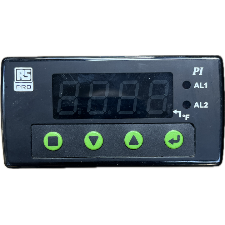 Compteurs à panneau multifonctions, PIB12C, 7 segments RS PRO Sonde de température RTD, Température, Tension, Courant  RS: 233-3