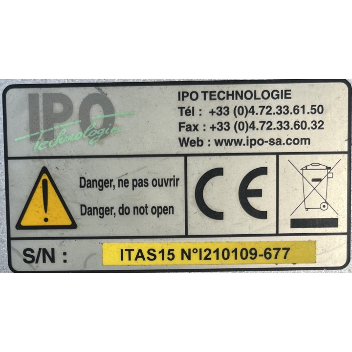 Ecran IPO technologie ITAS15