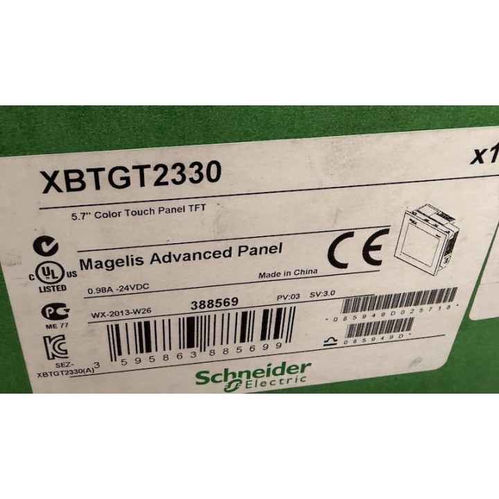 5,7" color touch panel TFT SCHNEIDER XBTGT2330