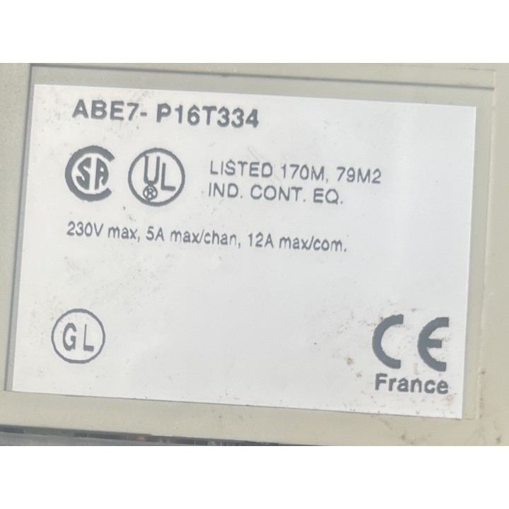TELEMECANIQUE- ABE7-P16T334 / Embase pour relais 16 voies