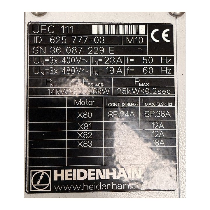 Heidenhain UEC 111 ID 625 777-03