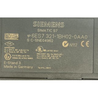 6ES7321-1BH02-0AA0 SIEMENS module d'entrees 16DI 24VDC