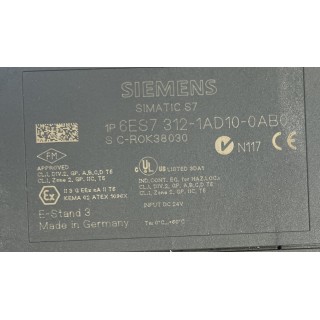 SIEMENS 6ES7312-1AD10-0AB0