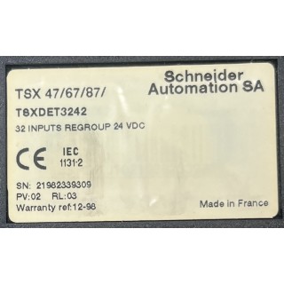 Schneider TSX-DET-3242 Module d'entrée TSXDET3242