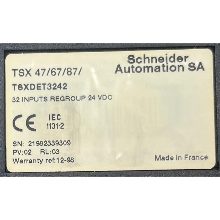 Schneider TSX-DET-3242 Module d'entrée TSXDET3242