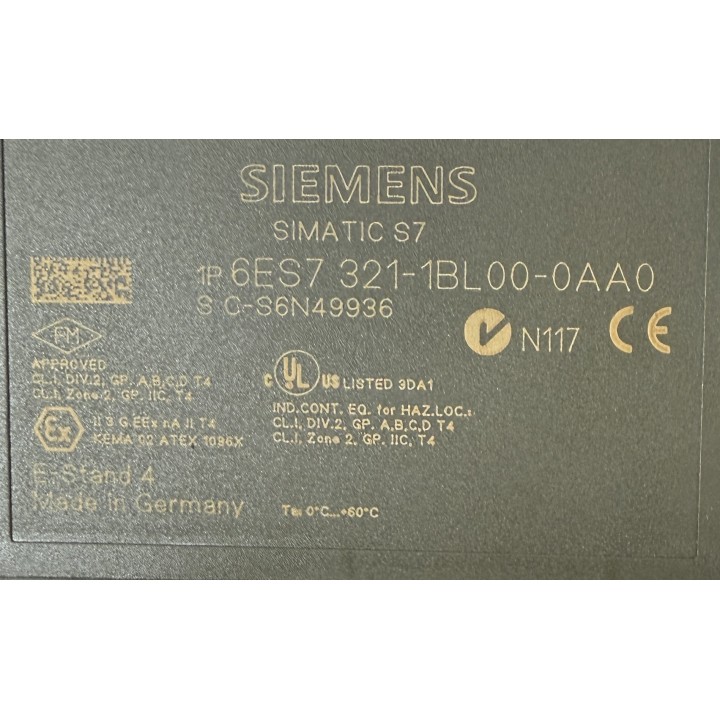 SIEMENS SIMATIC S7 6ES7321-1BL00-0AA0