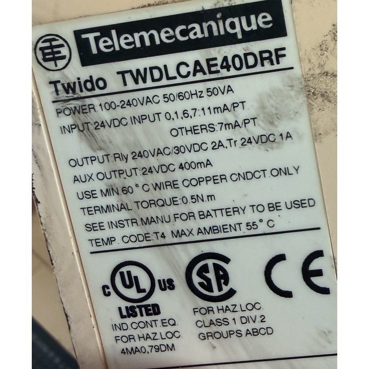 TWDLCAE40DRF - AUTOMATE TWIDO SCHNEIDER ELECTRIC