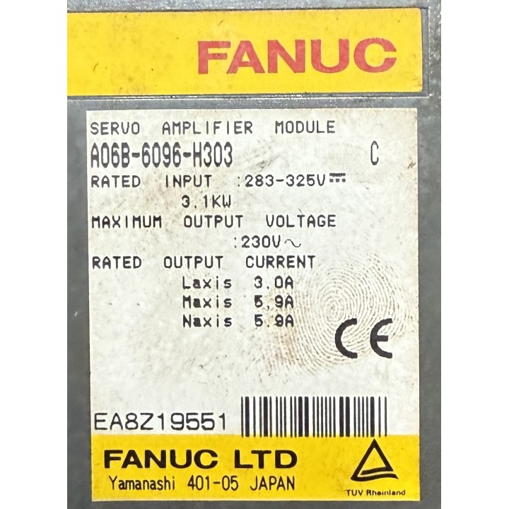 Fanuc Servo Amplifier A06B-6096-H303