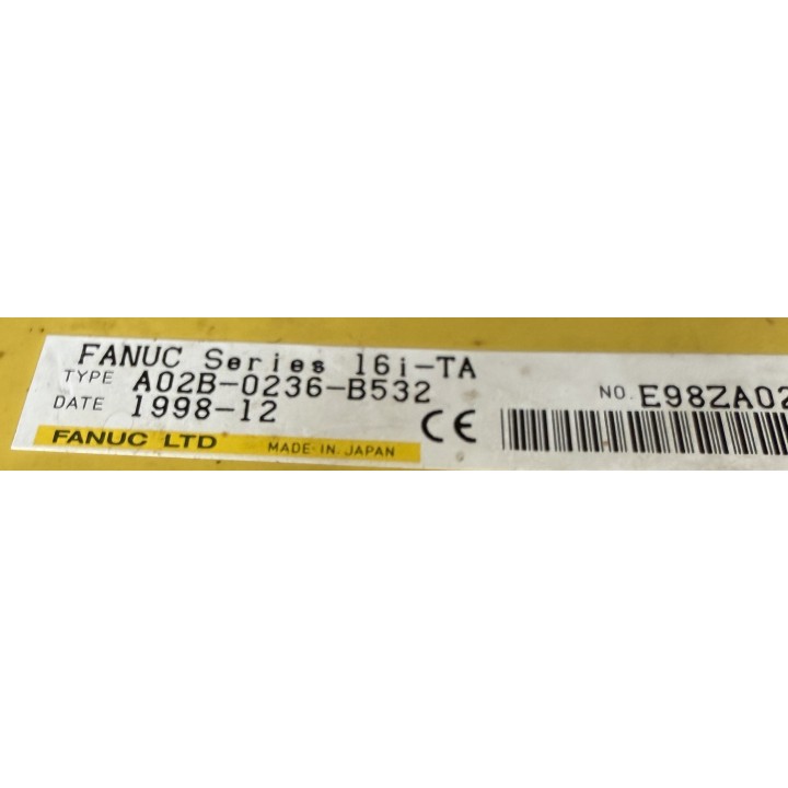 A02B-0236-B532 FANUC System Host 16i-TA 7.2-inch Display Screen