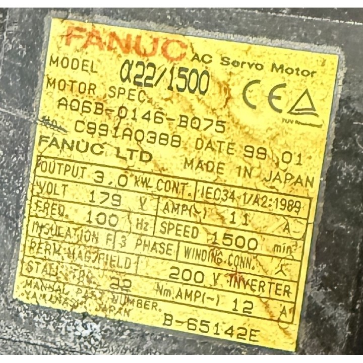 Moteur FANUC A06B-0146-B075