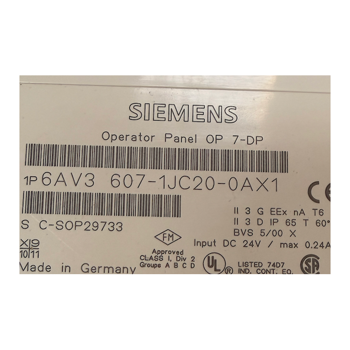 SIEMENS 6AV3607-1JC20-0AX1