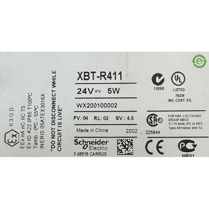 Pupitre afficheur SCHNEIDER XBT R411