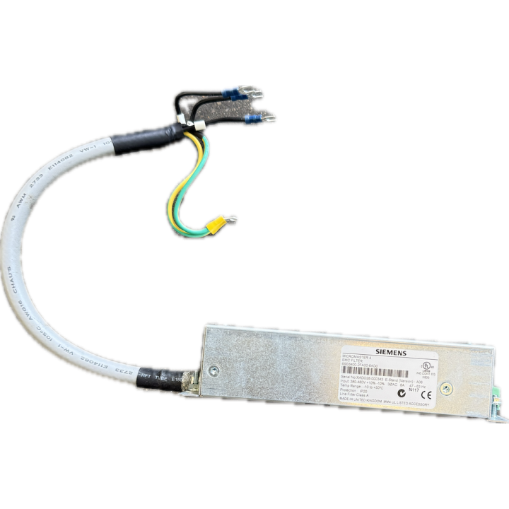 Siemens 6SE6400-2FA00-6AD0  Filtre CEM 6A, classe A, 200V-480V - Filtre pour basse tension tripolaire 6A 480V