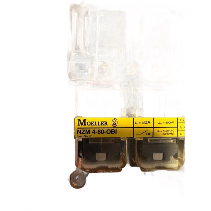 Moeller NZM 4-80-OBI Disjoncteur 80A 500V AC
