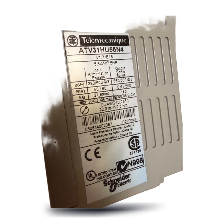 Schneider ATV31HU55N4 – Variateur 5,5 kW 380-500V