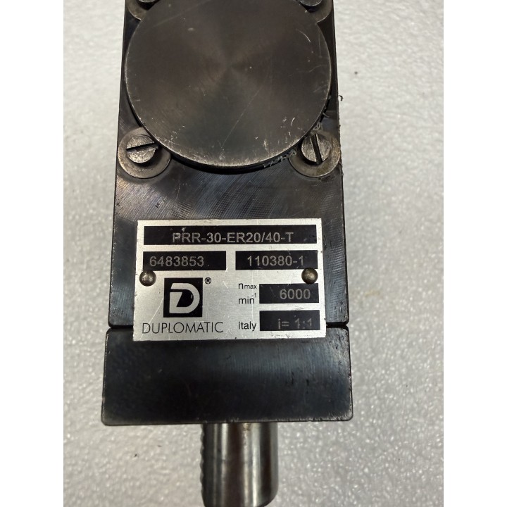 Porte outil rotatif VDI30 duplomatic PRR-30-ER20/40-T