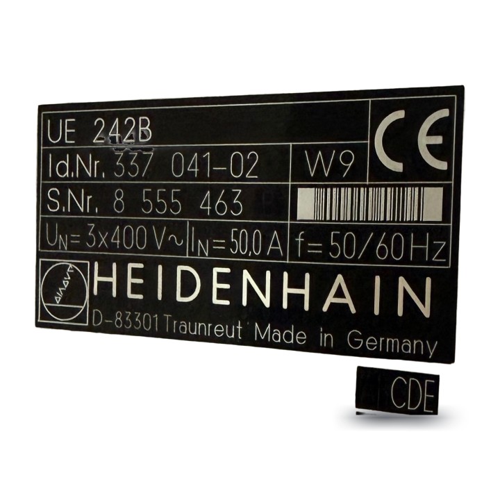 HEIDENHAIN UE 242B Power Supply 3×400V 50A | Used