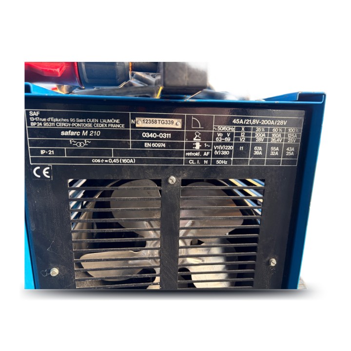SAF 0340-0311 Poste Safarc M 210 200A mono occasion