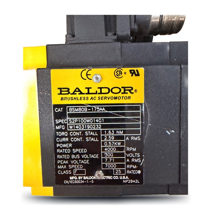 Baldor BSM80B-175AA Servomoteur 0,57 kW brushless AC