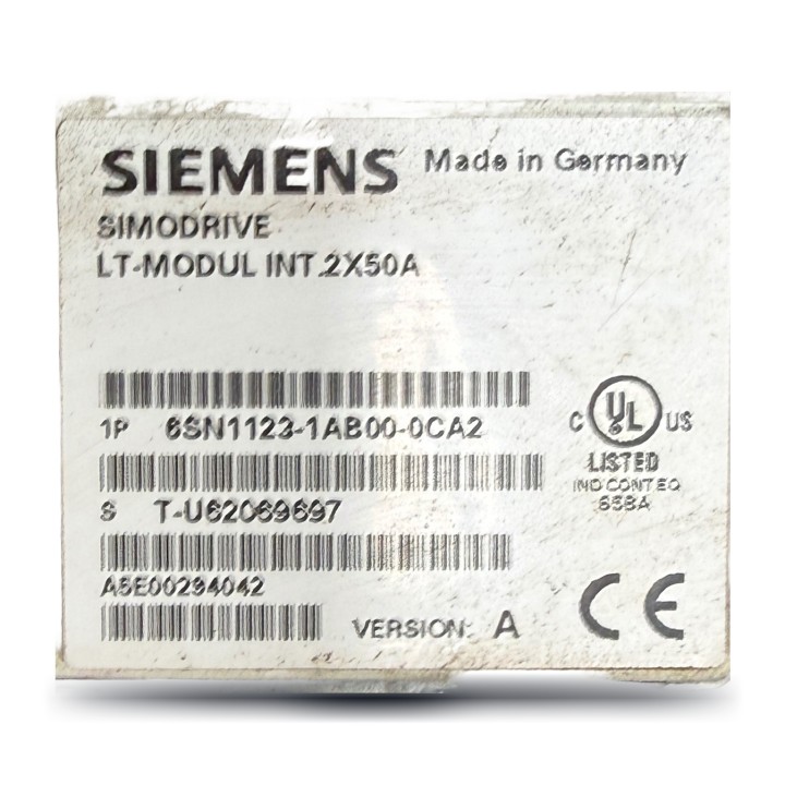 Siemens 6SN1123-1AB00-0CA2 Módulo Potencia SIMODRIVE 611