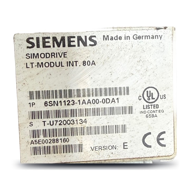 Siemens 6SN1123-1AA00-0DA1 SIMODRIVE 611 Module Filtre LT 80A