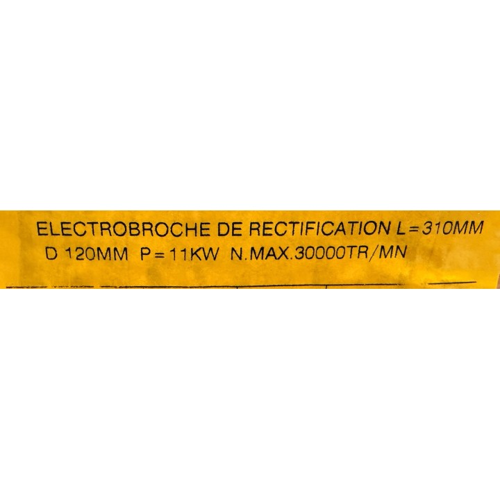 GAMFIOR D 120ECNM30-11 Elettromandrino Rettifica 11 kW