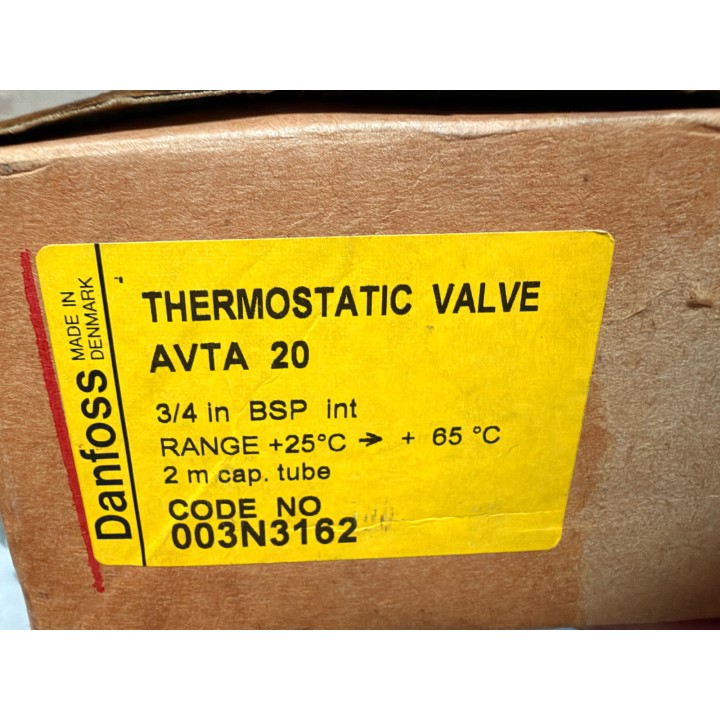 Danfoss 003N3162 AVTA Thermostatventil DN20 +25–+65°C