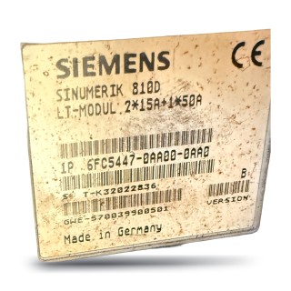 Siemens 6FC5447-0AA00-0AA0 module filtre LT-MODUL