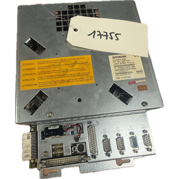 Siemens 6FC5210-0DA20-1AA0 pannello operatore MMC 103