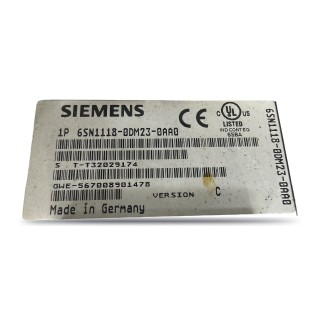 Siemens 6SN1118-0DM23-0AA0 Closed-Loop Control Board