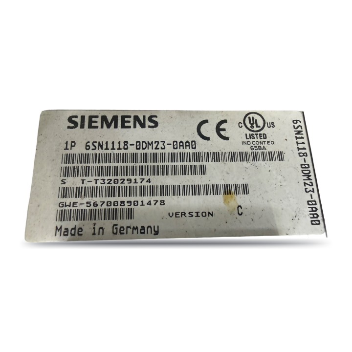 Siemens 6SN1118-0DM23-0AA0 Closed-Loop Control Board