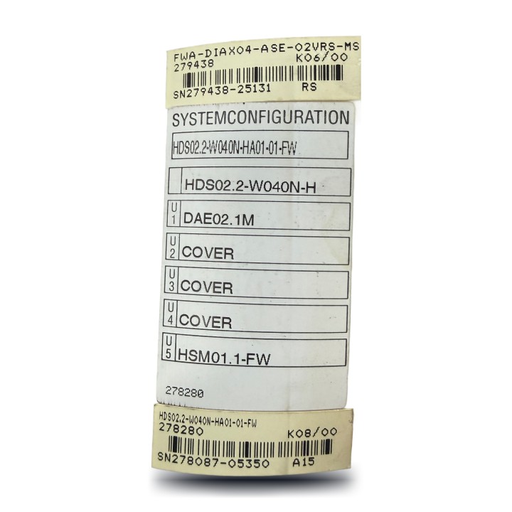 Rexroth FWA-DIAX04-ASE-02VRS-MS modulo firmware servo