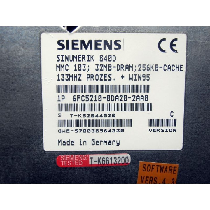 SIEMENS-Schnittstellenmodul MMC103 6FC5210-0DA20-2AA0
