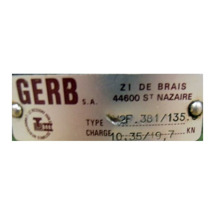 GERB W2F.381/135 patines para máquinas de podar
