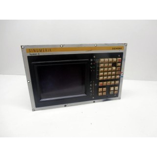 Anzeige Siemens Sinumerik System 3 6FC3888-5MC mit Tastatur