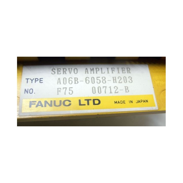Fanuc A06B-6058-H203 AC servo drive